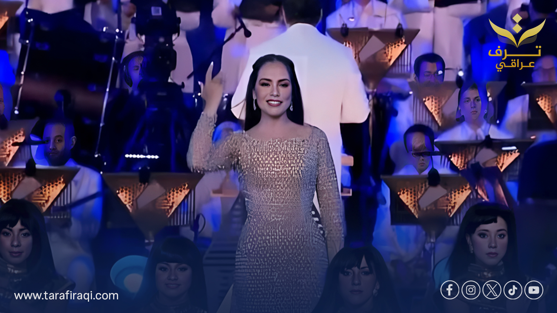 شريهان تعود للأضواء بقصة حب فرعونية في حفل افتتاح المتحف المصري الكبير