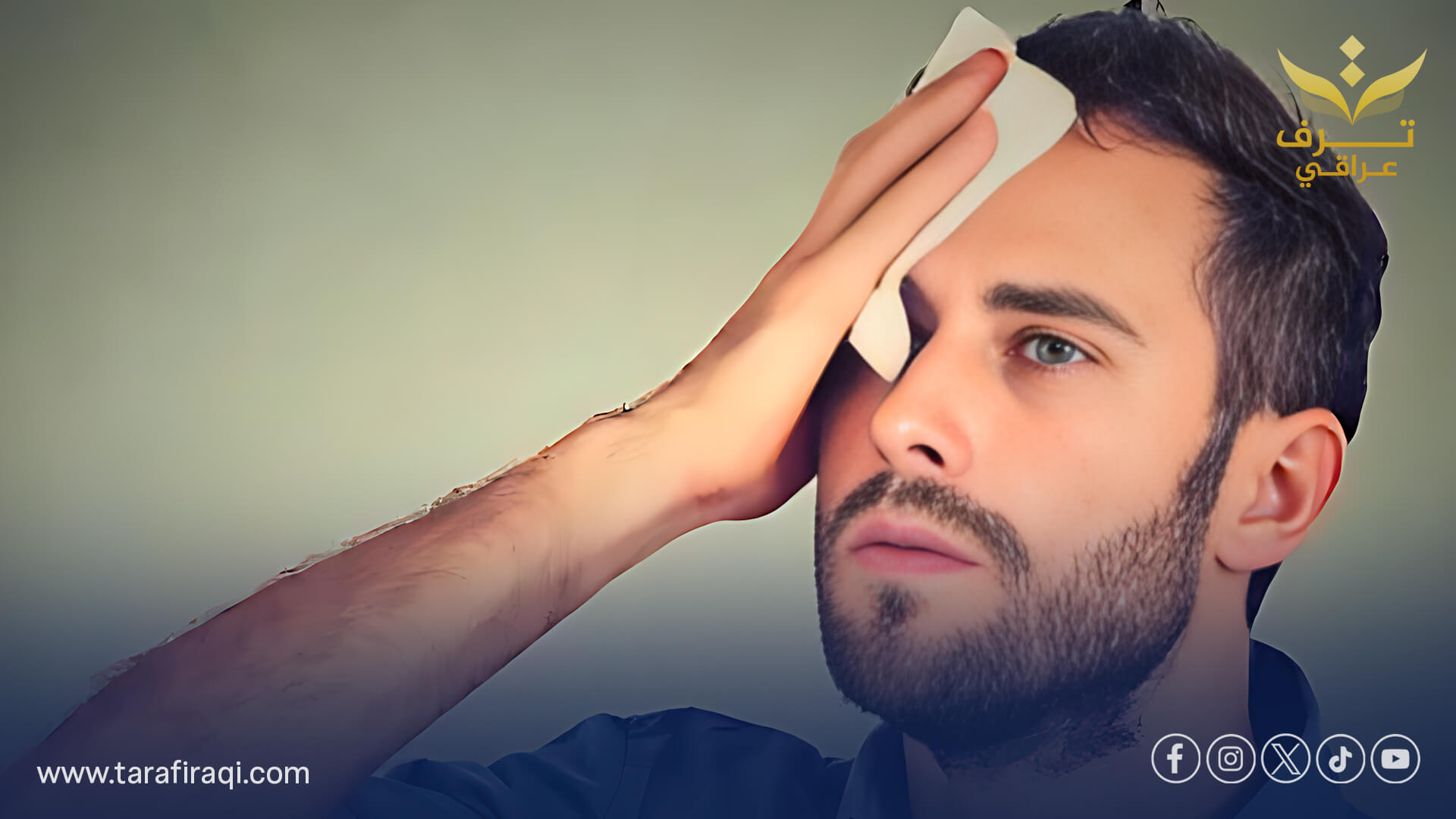 التعرق المفرط قد يكون إنذارًا خطيرًا لأمراض القلب والأوعية الدموية